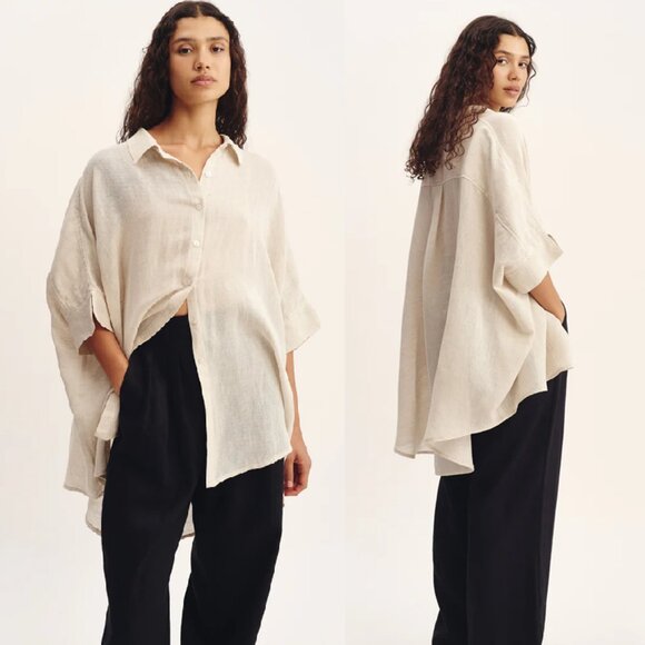Posse Tops - Posse the Label Lula Shirt in Natural One Size